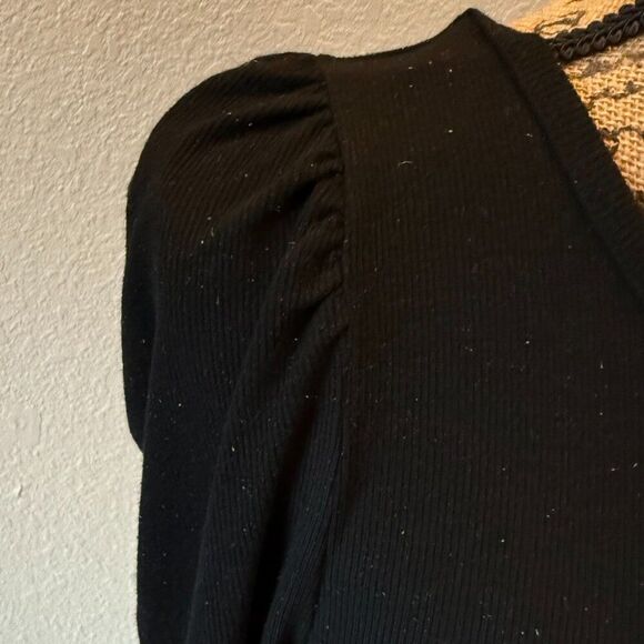 Splendid Long Sleeve Black Top - Picture 5 of 8